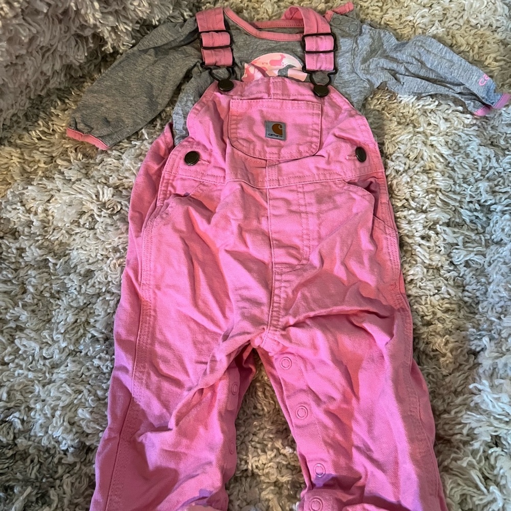Carhartt Pink Durable Overalls
